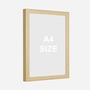 OVJ Wooden Picture Frame A4 Natural