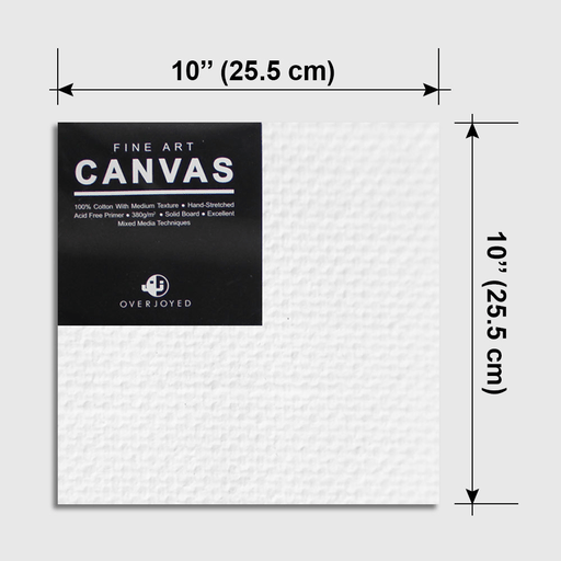 OVJ Cotton Canvas Board 280gsm 10” x 10”