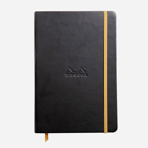 RHODIA Rhodiarama Notebook 90gsm Lined A5 x 96 Black