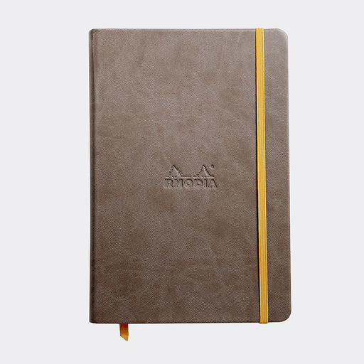 RHODIA Rhodiarama Notebook 90gsm Lined A5 x 96 Chocolate