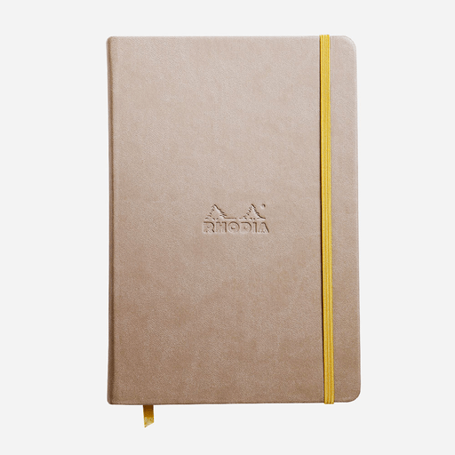 RHODIA Rhodiarama Notebook 90gsm Lined A5 x 96 Taupe