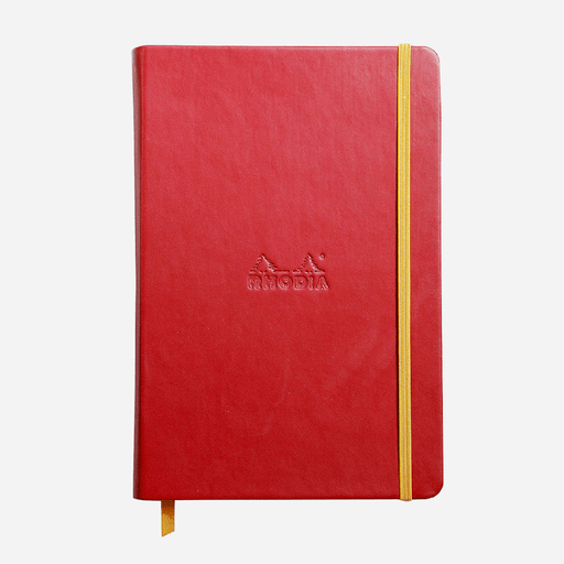 RHODIA Rhodiarama Notebook 90gsm Lined A5 x 96 Poppy