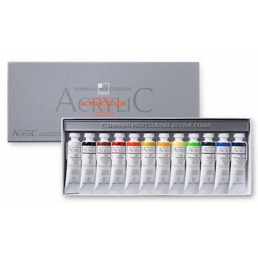SHINHAN Professional Acrylic Color 20ml Set x 12