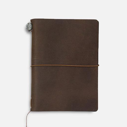 TRAVELER'S Passport Leather Brown