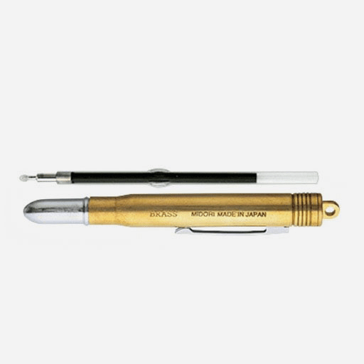 TRAVELER'S Brass Ball Pen Cartridge Black