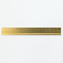 TRAVELER'S Brass Ruler