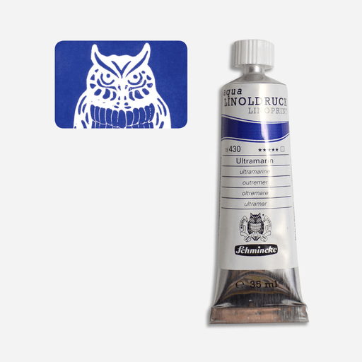 SCHMINCKE Aqua Linoprint Ink 35ml Ultramarine