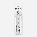 MIDORI Multi Plastic Ruler 16cm Clear