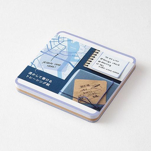 MIDORI Sticky Notes x 70 Blue