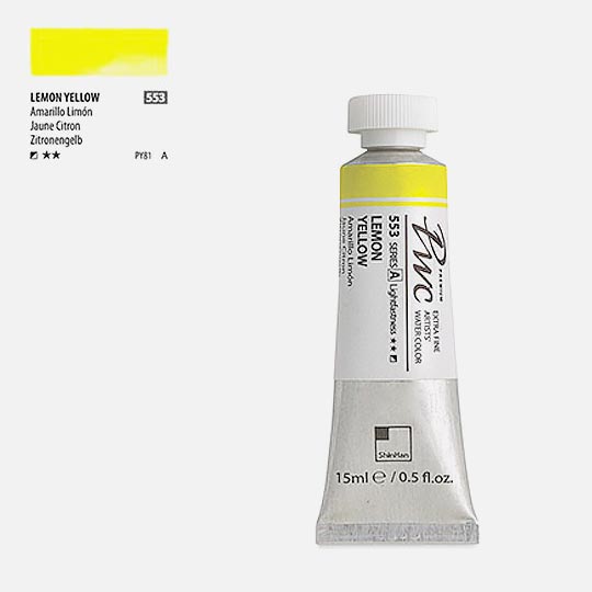 SHINHAN Premium Watercolor 15ml 553 Lemon Yellow