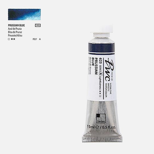 SHINHAN Premium Watercolor 15ml 625 Prussian Blue