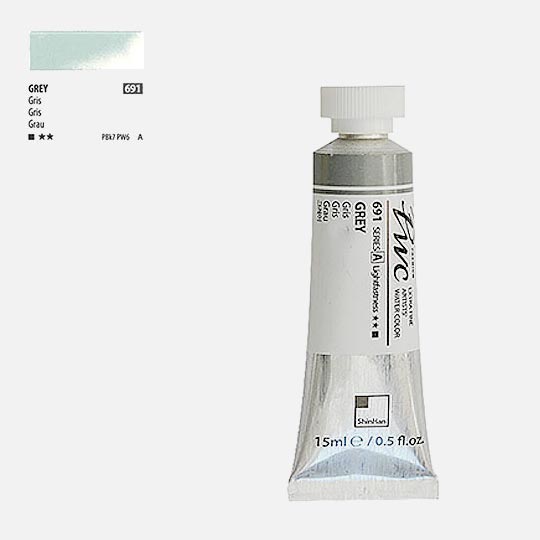 SHINHAN Premium Watercolor 15ml 691 Grey