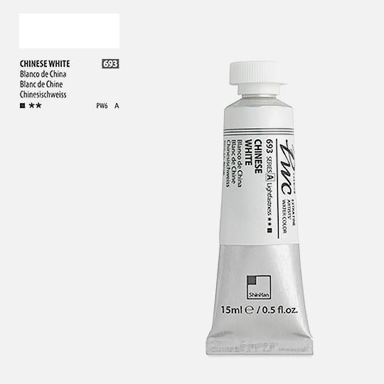 SHINHAN Premium Watercolor 15ml 693 Chinese White