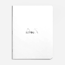 RHODIA Classic Stapled Notebook 80gsm Grid A5 x 48 White