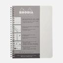 RHODIA Meeting Spiral Book 90gsm Lined A5+ x 80 White