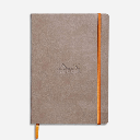 RHODIA Softcover Lined Notebook 90gsm A5 x 80 Taupe