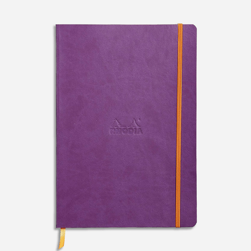 RHODIA Softcover Notebook 90gsm Lined A5 x 80 Purple