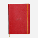 RHODIA Softcover Lined Notebook 90gsm A5 x 80 Poppy