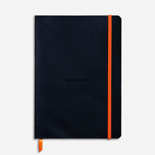 RHODIA Softcover Notebook 90gsm Dot A5 x 80 Black