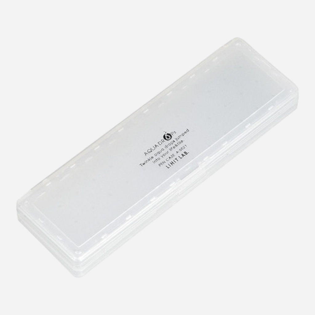 LIHIT LAB. Aqua Drops Pen Case White