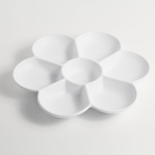 PENTEL Plastic Flower Palette 7-Well