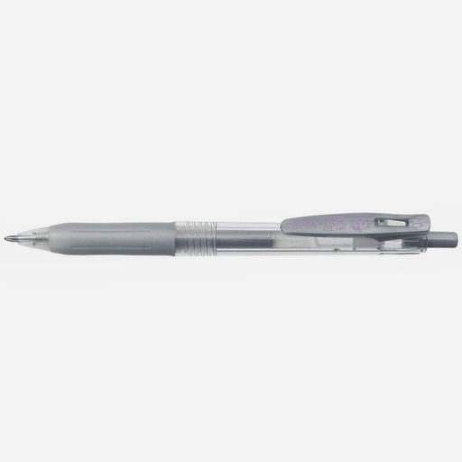 ZEBRA Sarasa Clip Roller Pen 1.0mm Silver