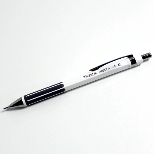 TWSBI Junior Pagoda Mechanical Pencil 0.5mm White