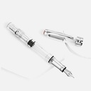 TWSBI Diamond 580AL Silver Fountain Pen Fine