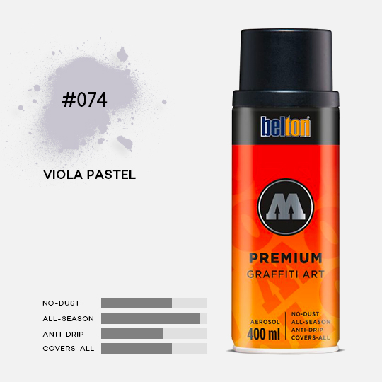 MOLOTOW Premium Spray Paint 400ml 074 Viola Pastel