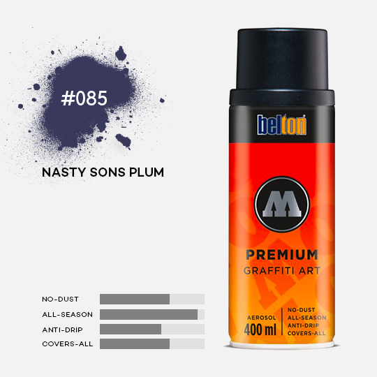MOLOTOW Premium Spray Paint 400ml 085 Plum