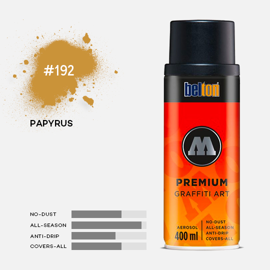 MOLOTOW Premium Spray Paint 400ml 192 Papyrus