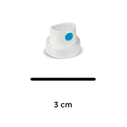MOLOTOW Spray Paint Cap Smooth Soft (White & Blue)
