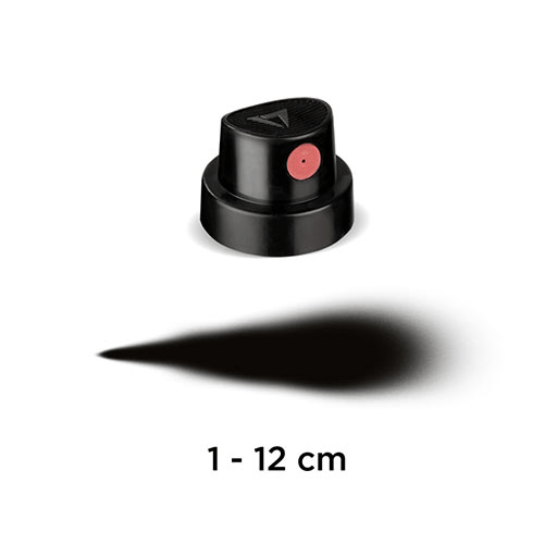 MOLOTOW Spray Paint Cap Molotow Fat Cap (Black & Pink)