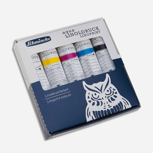 SCHMINCKE Aqua Linoprint Ink 20ml Set x 5
