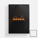 RHODIA Basics Notepad Graph 80gsm 11cm x 17cm x 80 Black