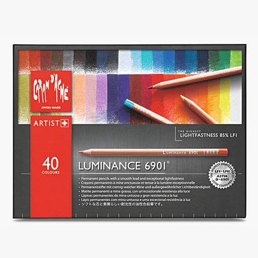 CARAN D'ACHE Luminance Color Pencil Set x 40