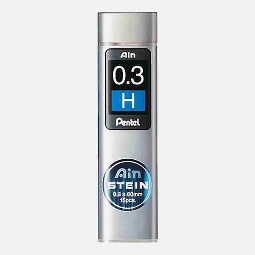 PENTEL Ain Stein Graphite Lead 0.3mm H x 15