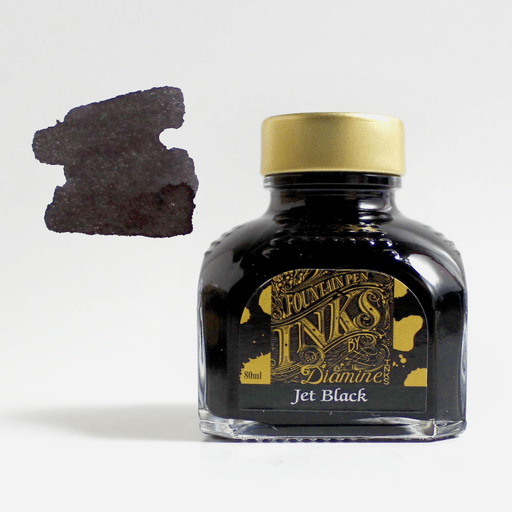 DIAMINE Fountain Pen Ink 80ml Jet Black
