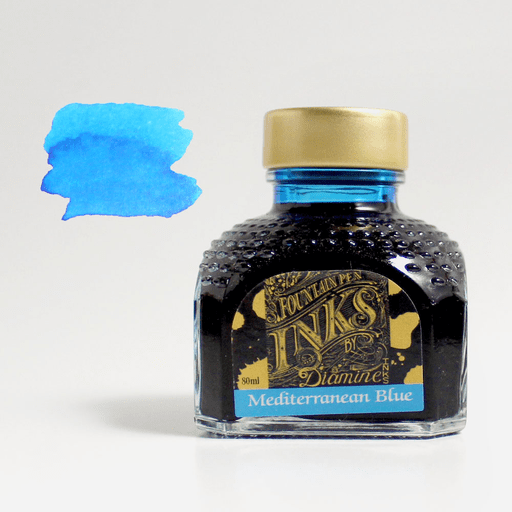 DIAMINE Fountain Pen Ink 80ml Mediterranean Blue