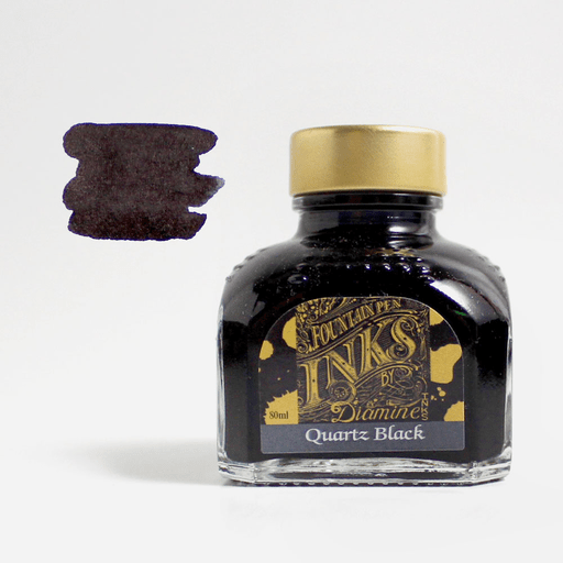 DIAMINE Fountain Pen Ink 80ml Quartz Black