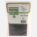 EVERGREEN Styrene Sheet (T)0.25mm x (W)150mm x (L)300mm x 4 Black