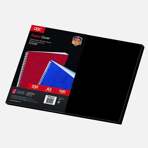 GBC Presentation Black Binding Card 230gsm A3 x 100