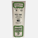 EVERGREEN Styrene Rectangle Tube (T)4.8mm x (W)7.9mm x (L)360mm x 2
