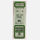 EVERGREEN Styrene Rod (D)0.50mm x (L)360mm x 10