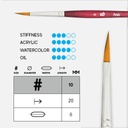 PRINCETON Velvetouch Synthetic Blend Petal Brush 10