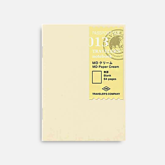 TRAVELER'S Passport 013 Blank Cream x 32