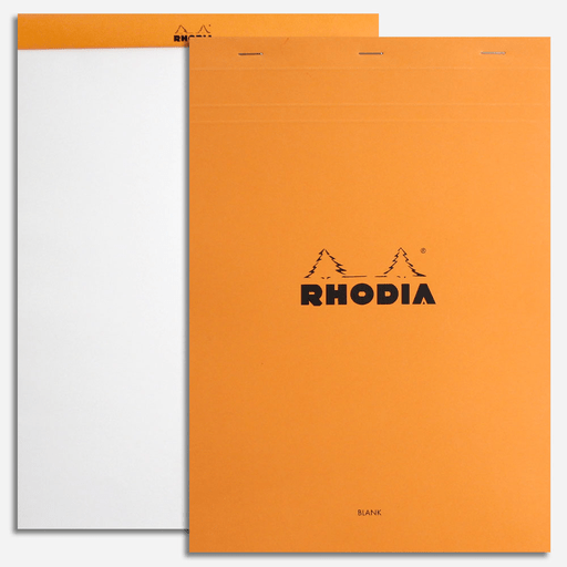 RHODIA Basics Notepad 80gsm Blank A4 x 80 Orange
