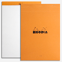 RHODIA Basics Notepad 80gsm Blank A4 x 80 Orange