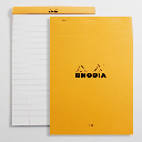 RHODIA Basics Lined Notepad 80gsm A4 x 80 Orange