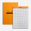 RHODIA Basics Graph Notepad 80gsm A5 x 80 Orange